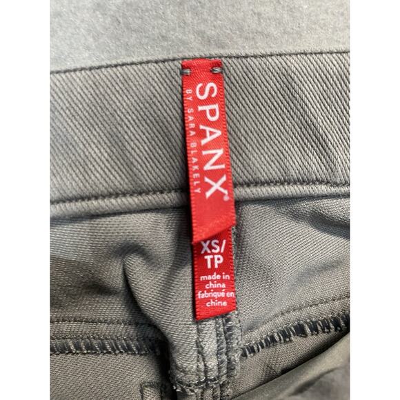 Spanx Jean-ish Ankle Cropped Shape Leggings Womens Size XS Petite Gray Slimming - Picture 8 of 9